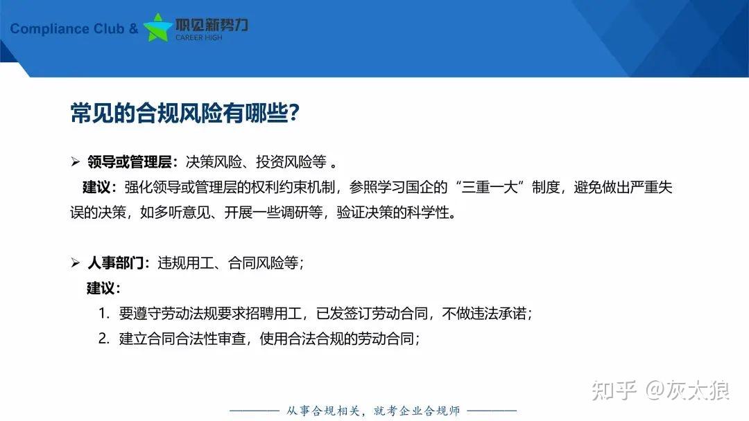 说说中小企业开展合规工作的那些事儿【合规周周谈第二十一期】 - 知乎