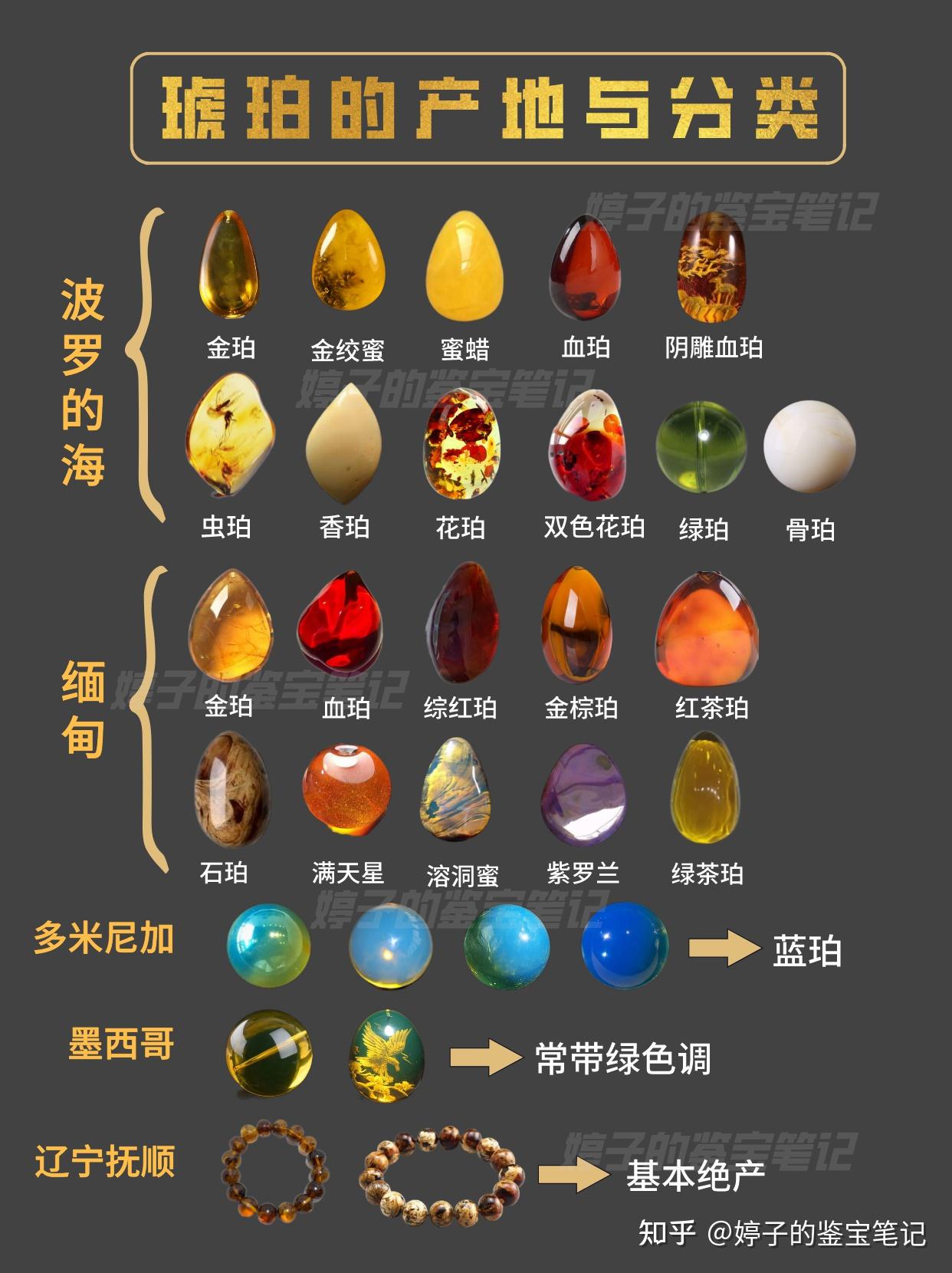 一篇读懂琥珀的产地与分类! - 知乎
