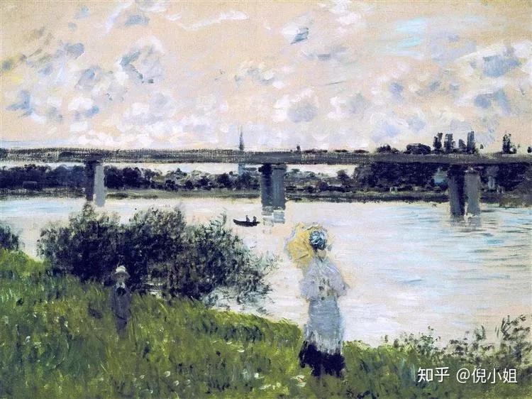 卡米尔和让,在莫奈笔下,是最美的风景——莫奈《漫步在阿让特伊的草原