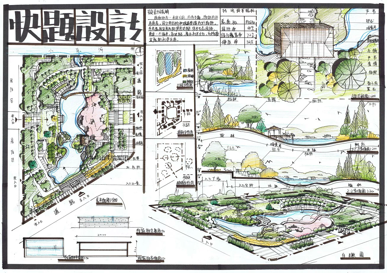 《西方园林史》经典园林平面图-画图题必备素材 - 知乎
