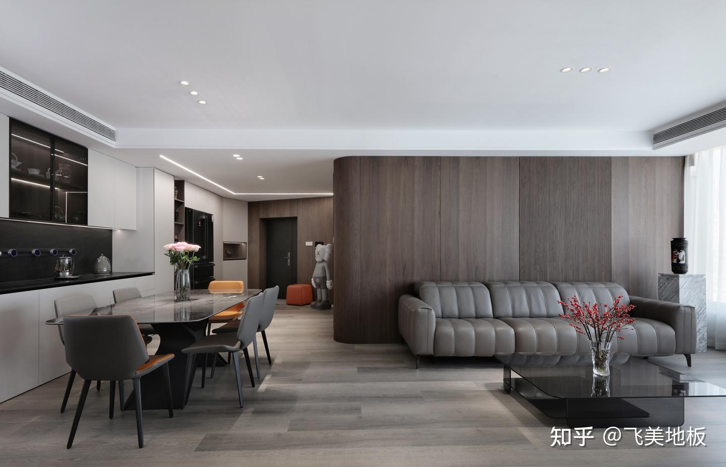 飞美实景案例丨上海167㎡极简风家居,2024都市新贵主义! - 知乎