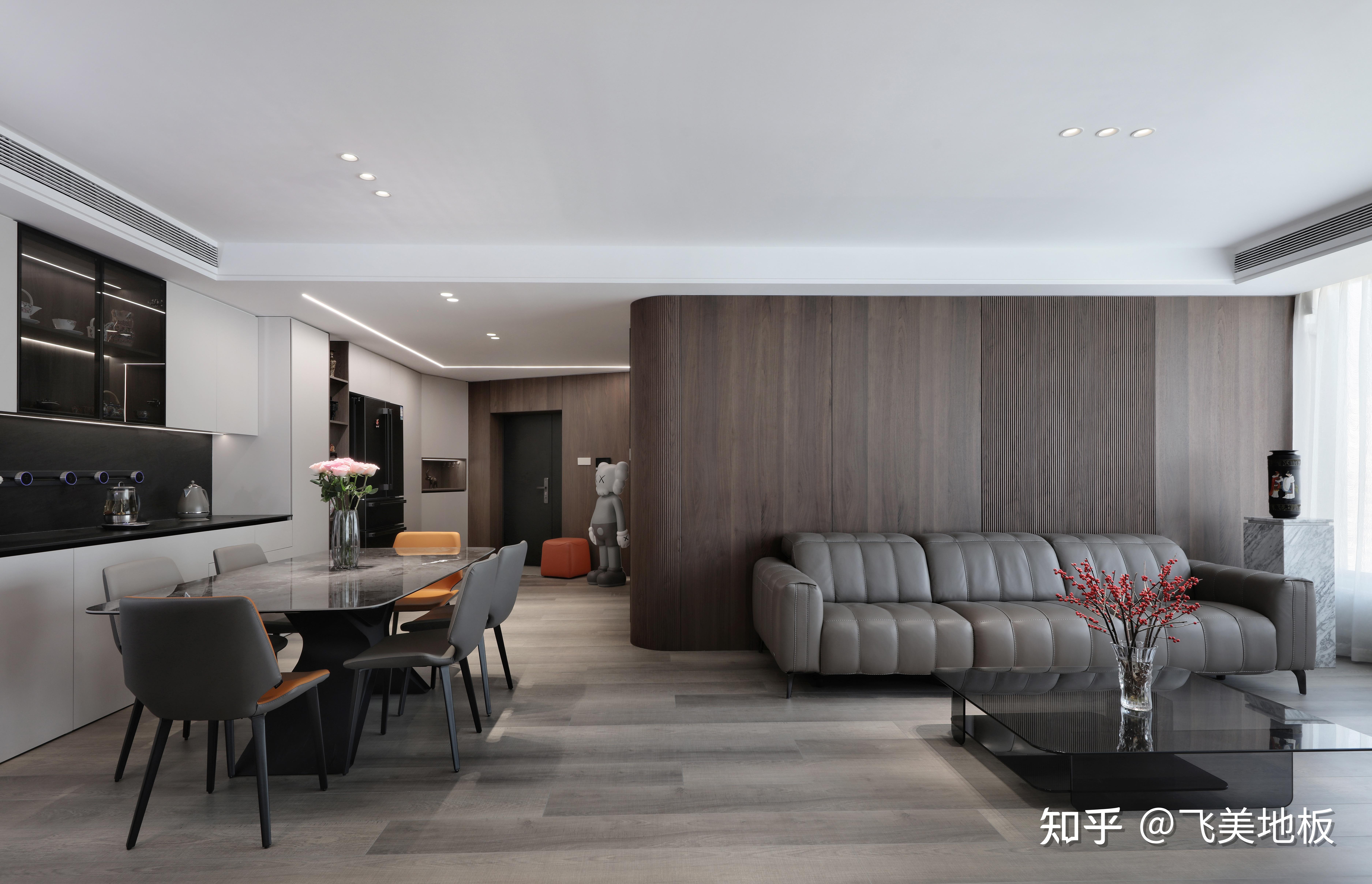 飞美实景案例丨上海167㎡极简风家居,2024都市新贵主义! - 知乎