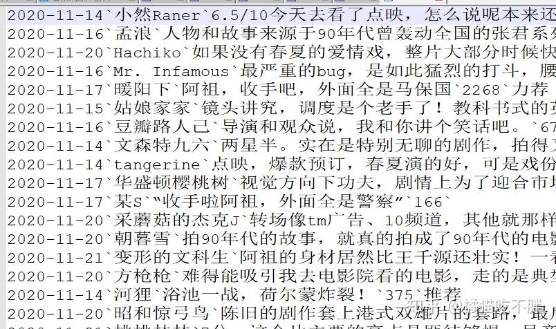 "除暴"豆瓣评论爬取(二)-获取所有评论