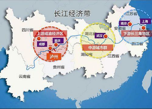 更重要的是长三角背后是长江经济带腹地,中国最核心主要的经济带种 