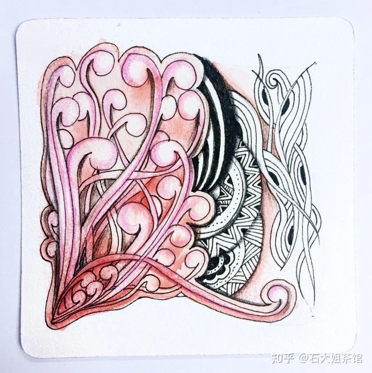 8个步骤0基础学禅绕画(2) - 知乎