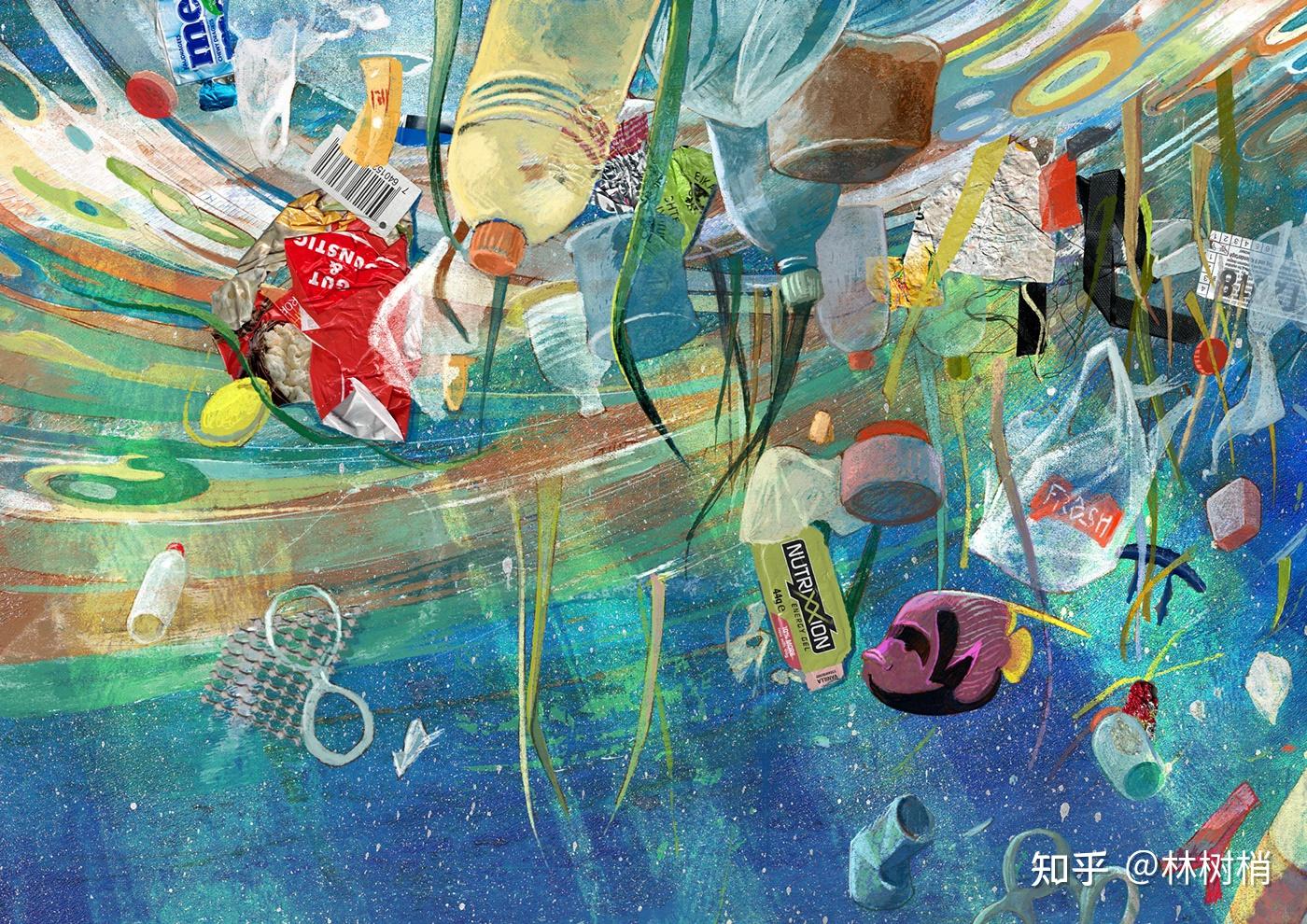 震撼心灵的海洋垃圾插画【系列一】