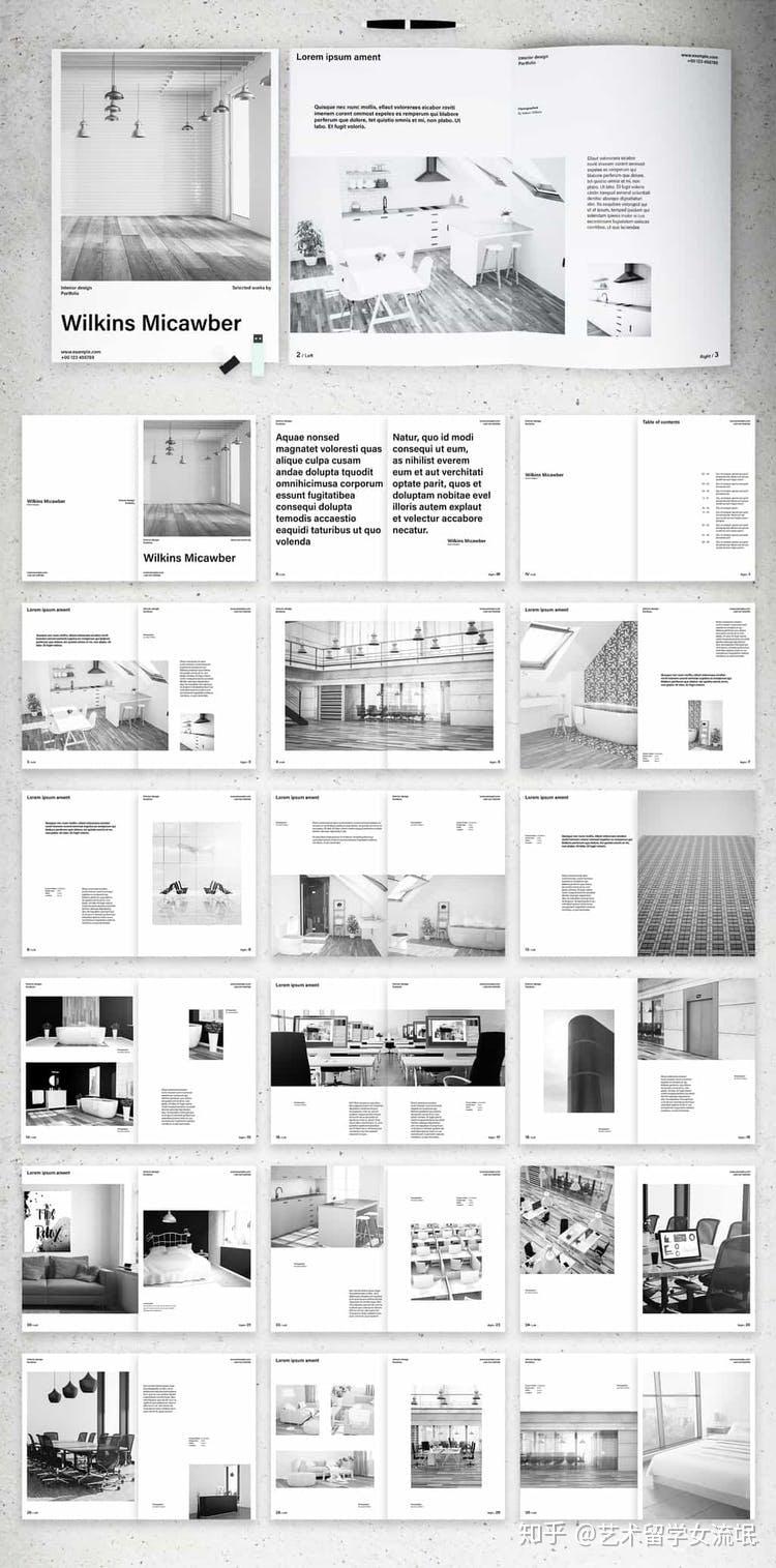 50个最佳建筑作品集模板 - 知乎