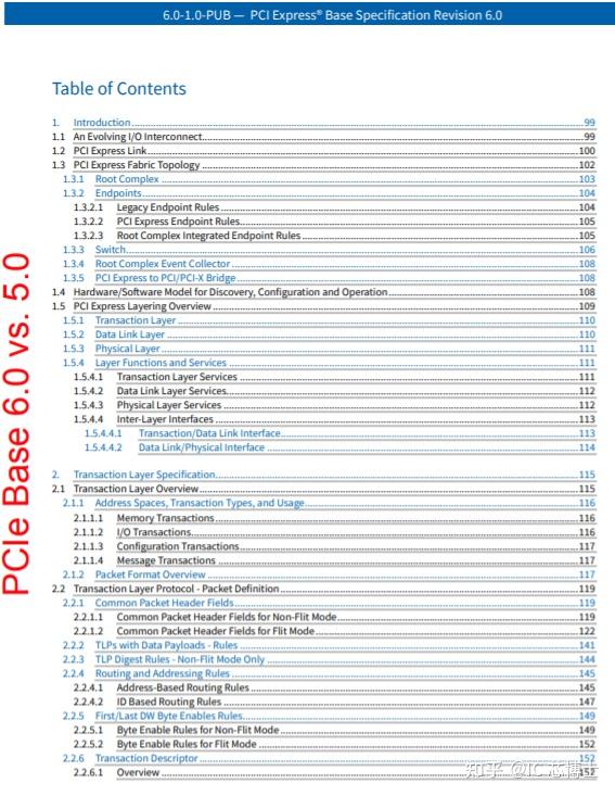Pcie Protocol Specification.pdf 《PCIe 6.0官方协议英文版》(可下载) - 知乎