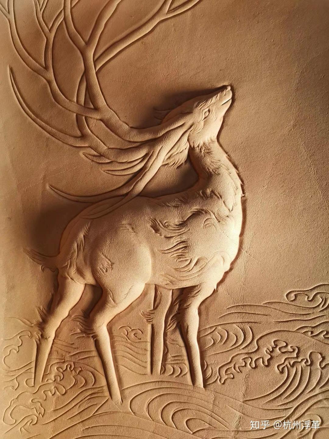 王金铖皮雕塑新作品夫诸