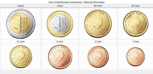 荷兰版本的欧元5分.