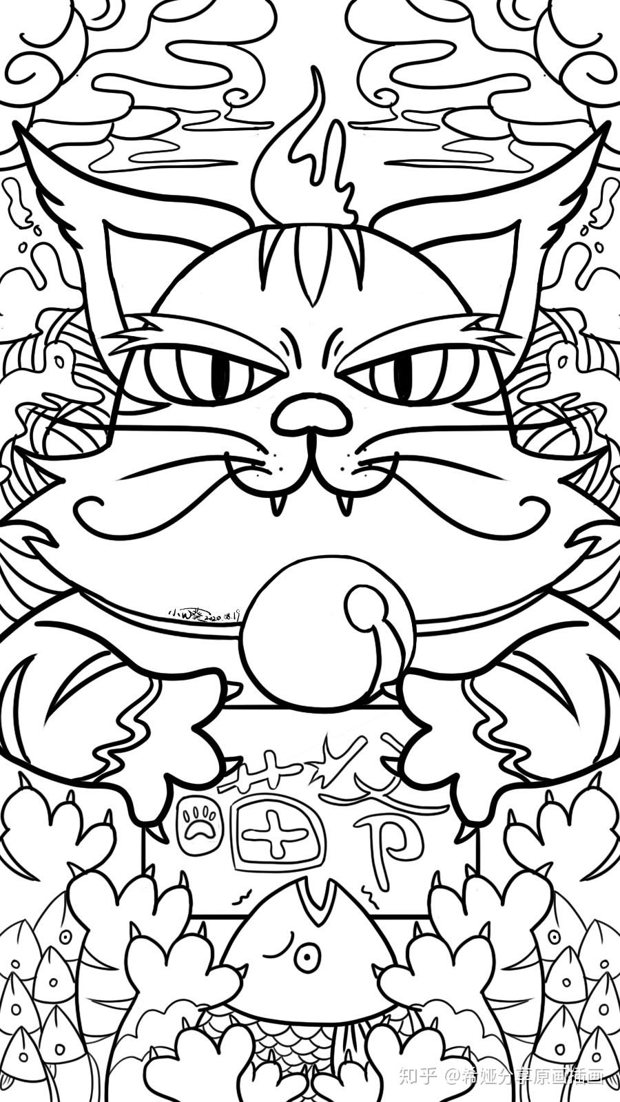 cg商业插画班国潮篇线稿优秀作业鉴赏来了