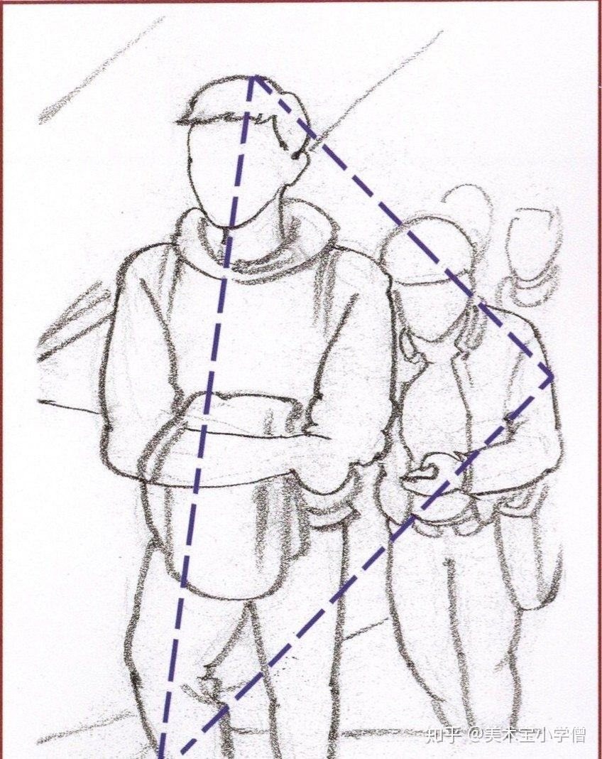 校考必备的9种场景速写构图get起来吧