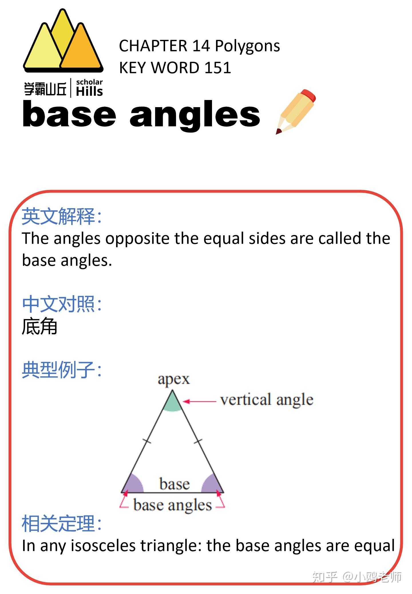 国际学校数学单词第十二课:POLYGONS(多边形) - 知乎