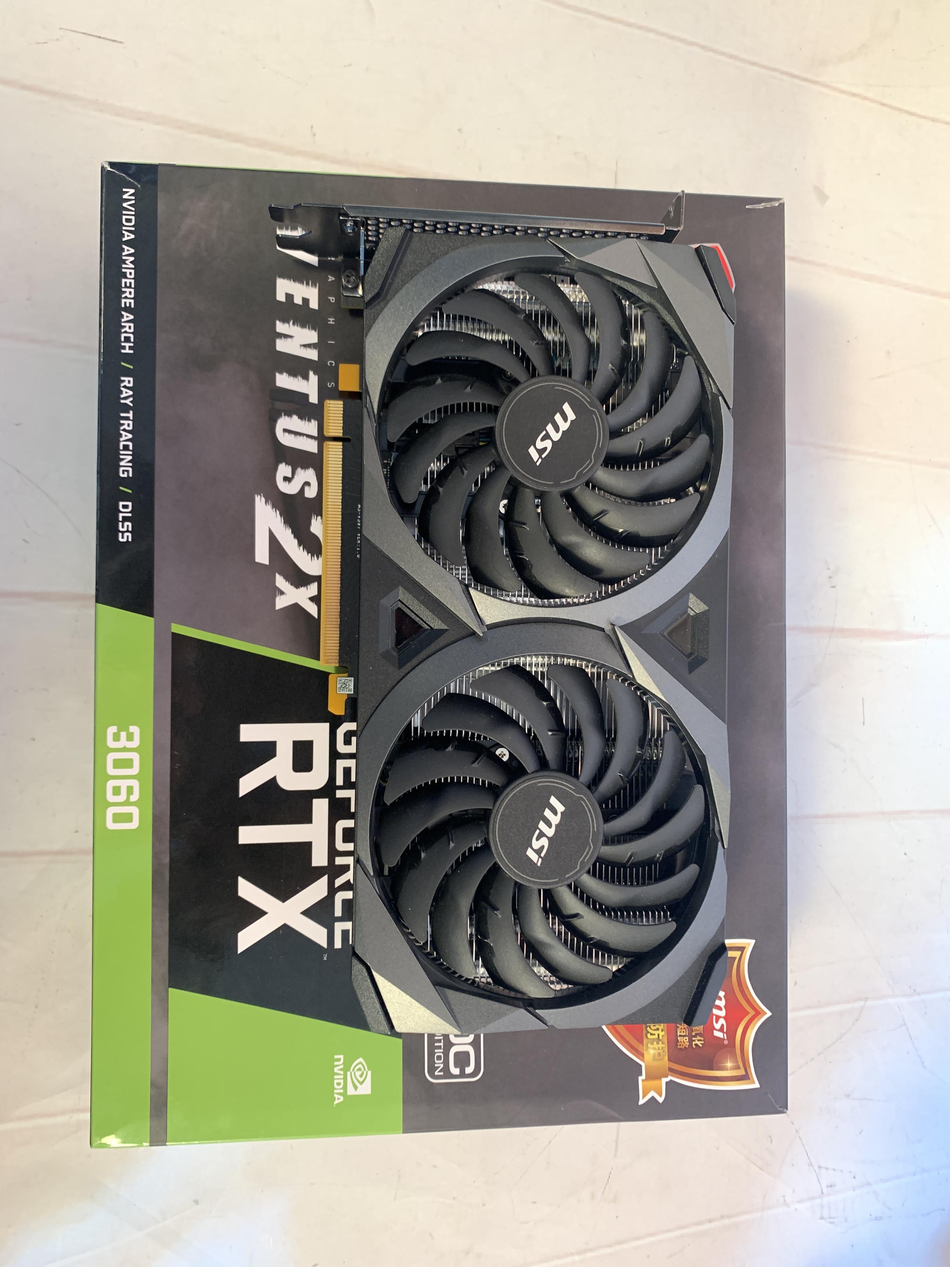 rtx 3060 ventus 2x 12g oc超频版采用了ga106-300-a1核心,核心面积27