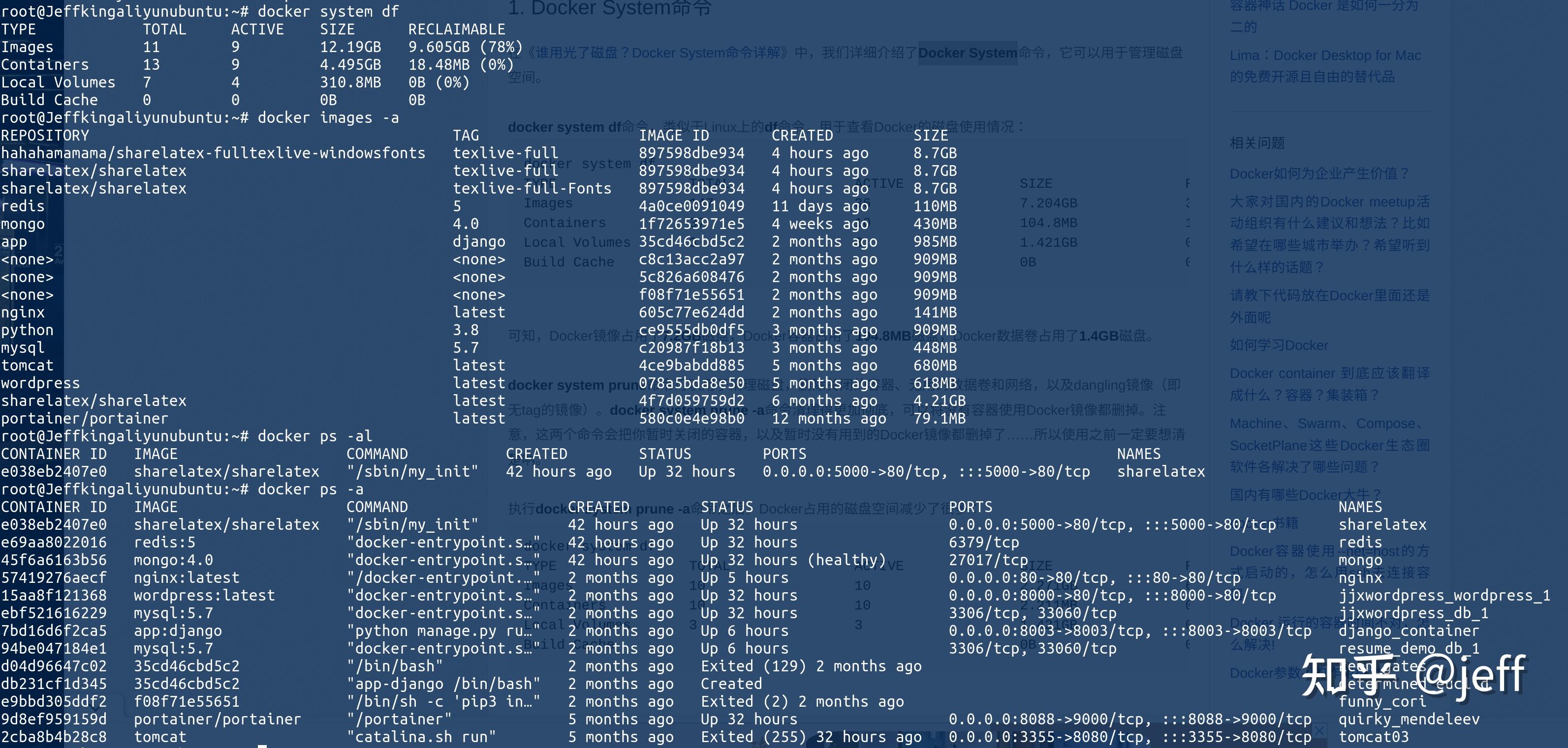 Docker Volume Ls List Size