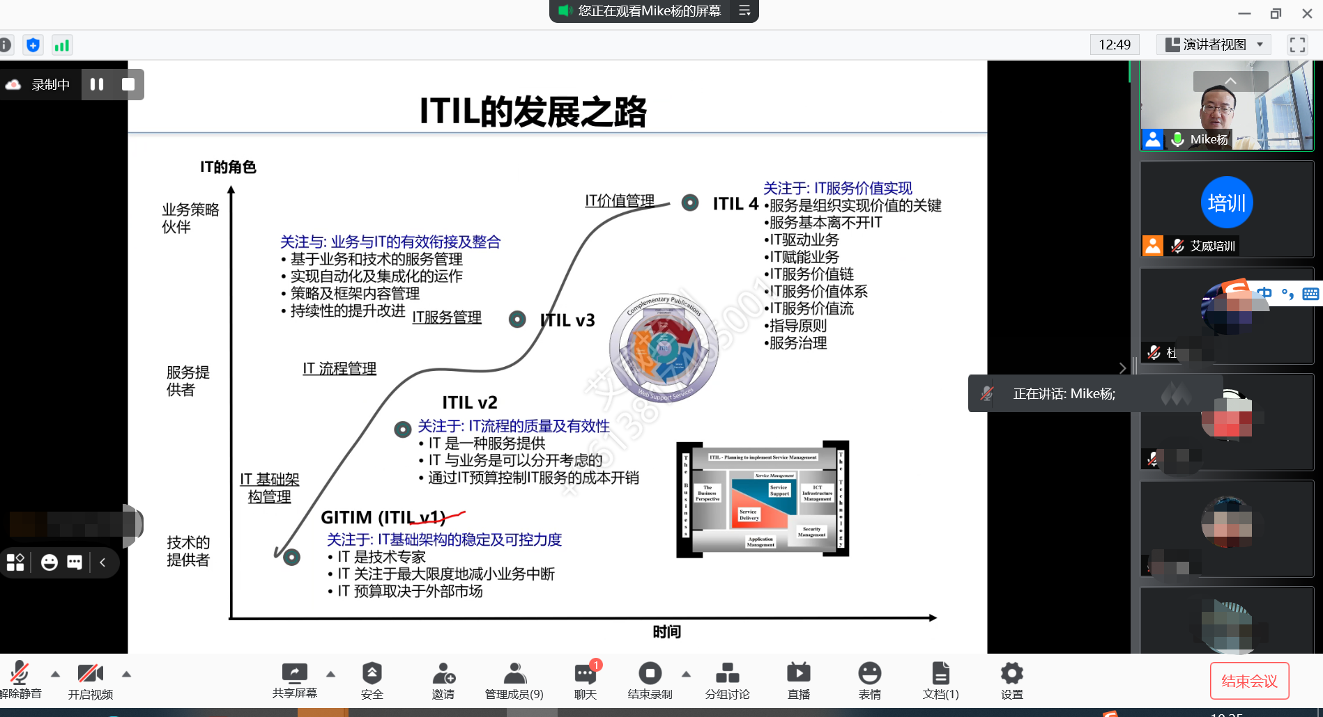 30日,第169期itil4 foundation 在線直播班完美收官,參加本次直播的