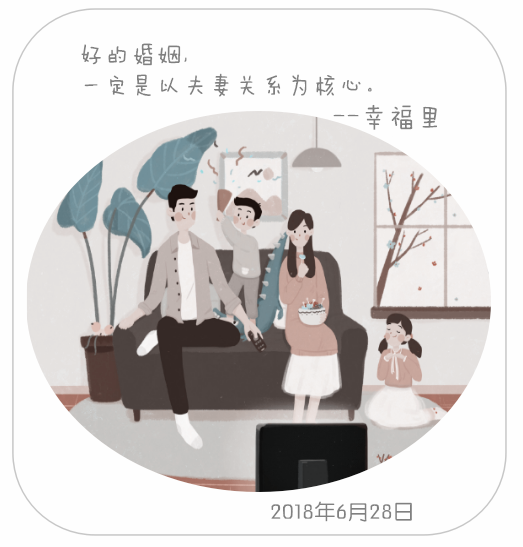 真正好的婚姻夫妻关系大都高于亲子关系