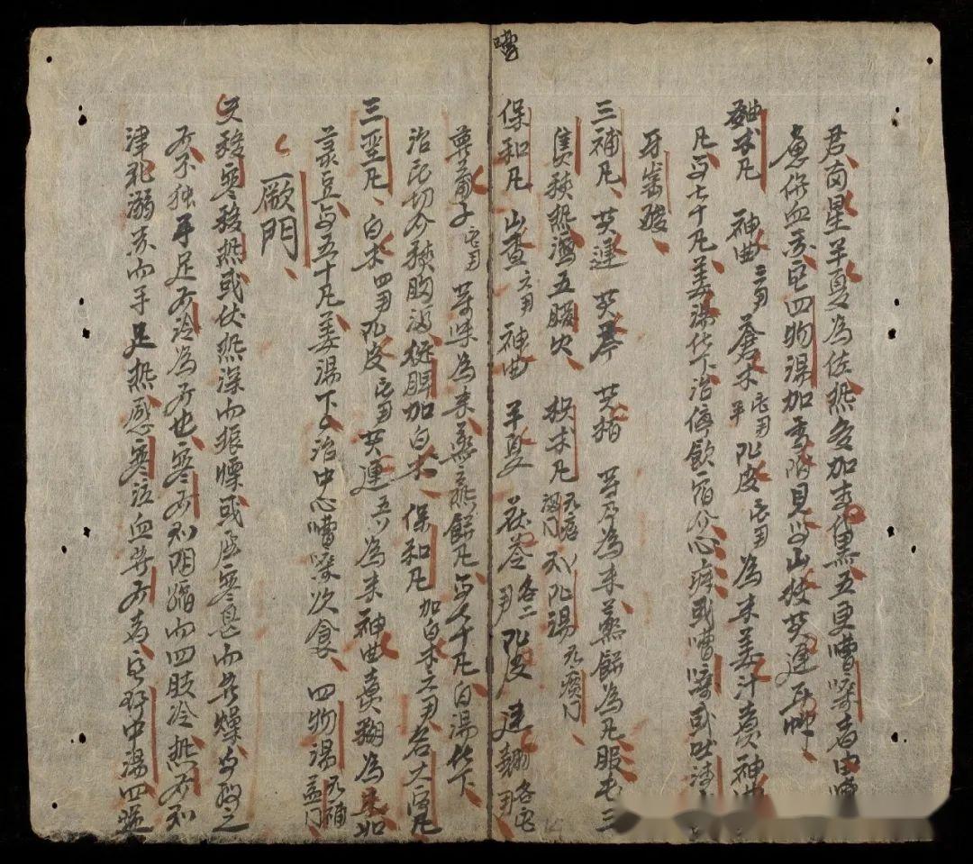 中医古籍《家传医方》手抄本