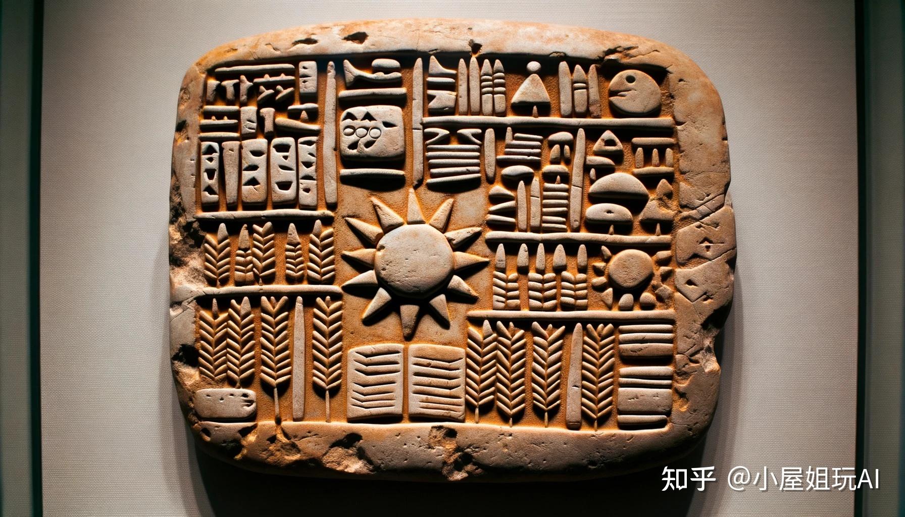 (古文字)楔形文字——苏美尔图画文字 - 知乎
