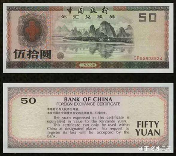 你知道什么是外汇券吗?它比奥运钞还值钱! - 知乎