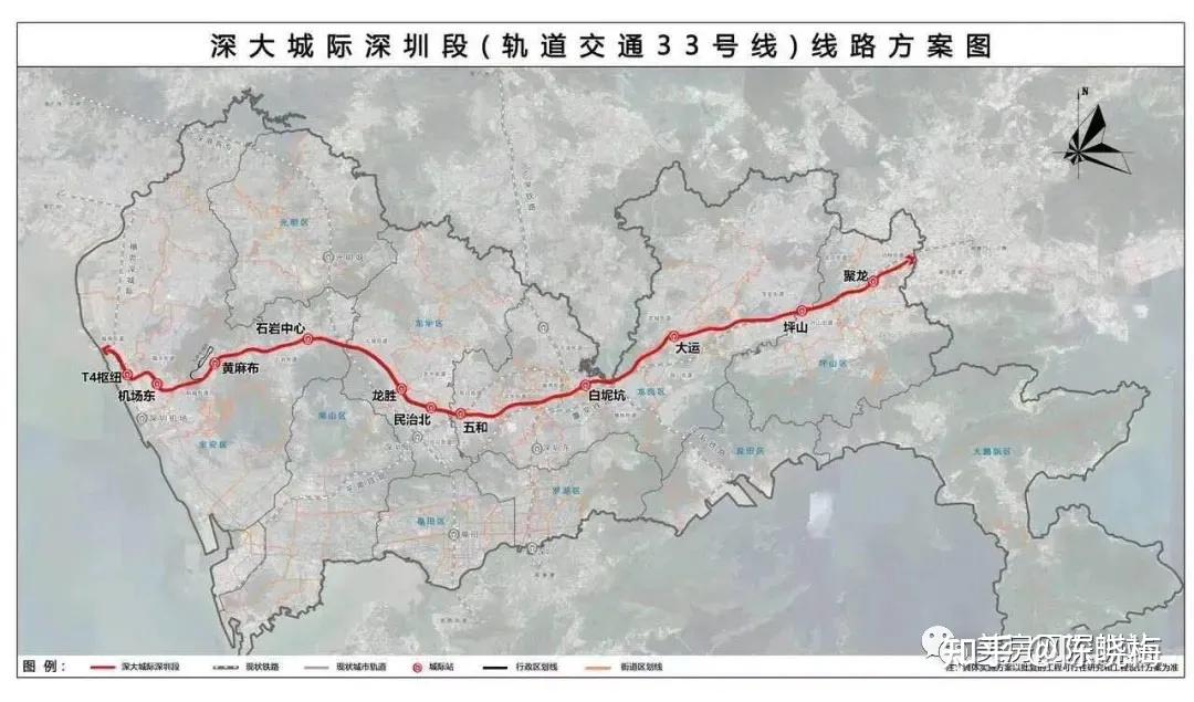 深圳地鐵線路圖最詳細133號線附高鐵與城際線路圖持續更新