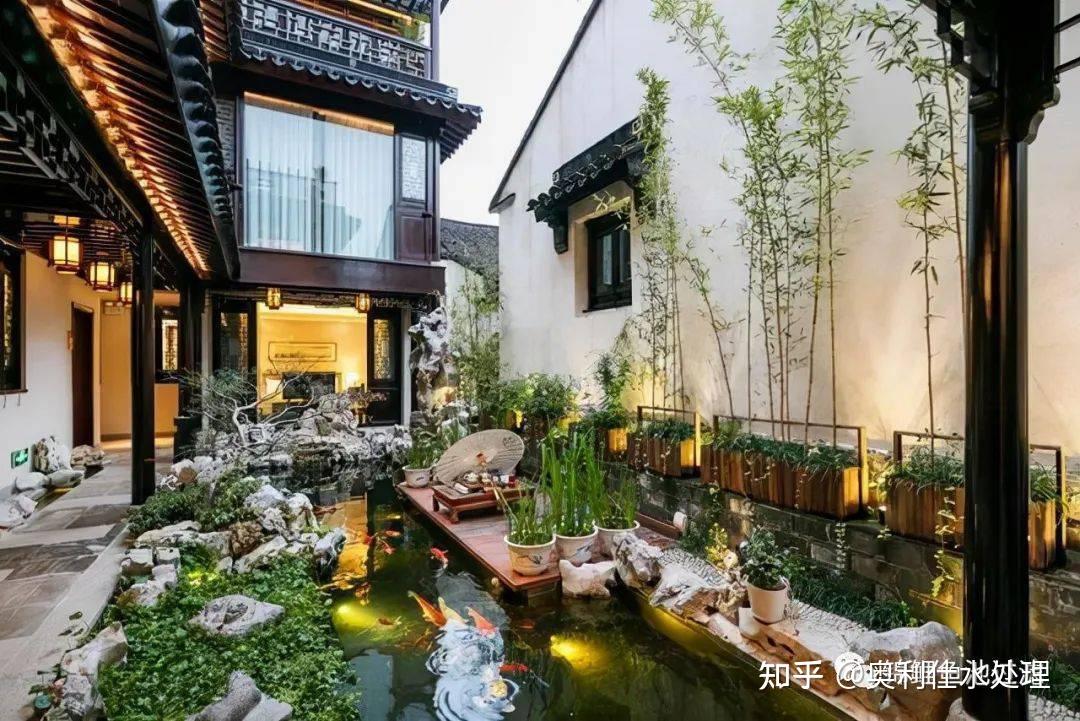 高档精致美观的庭院鱼池是什么样的？ - 知乎