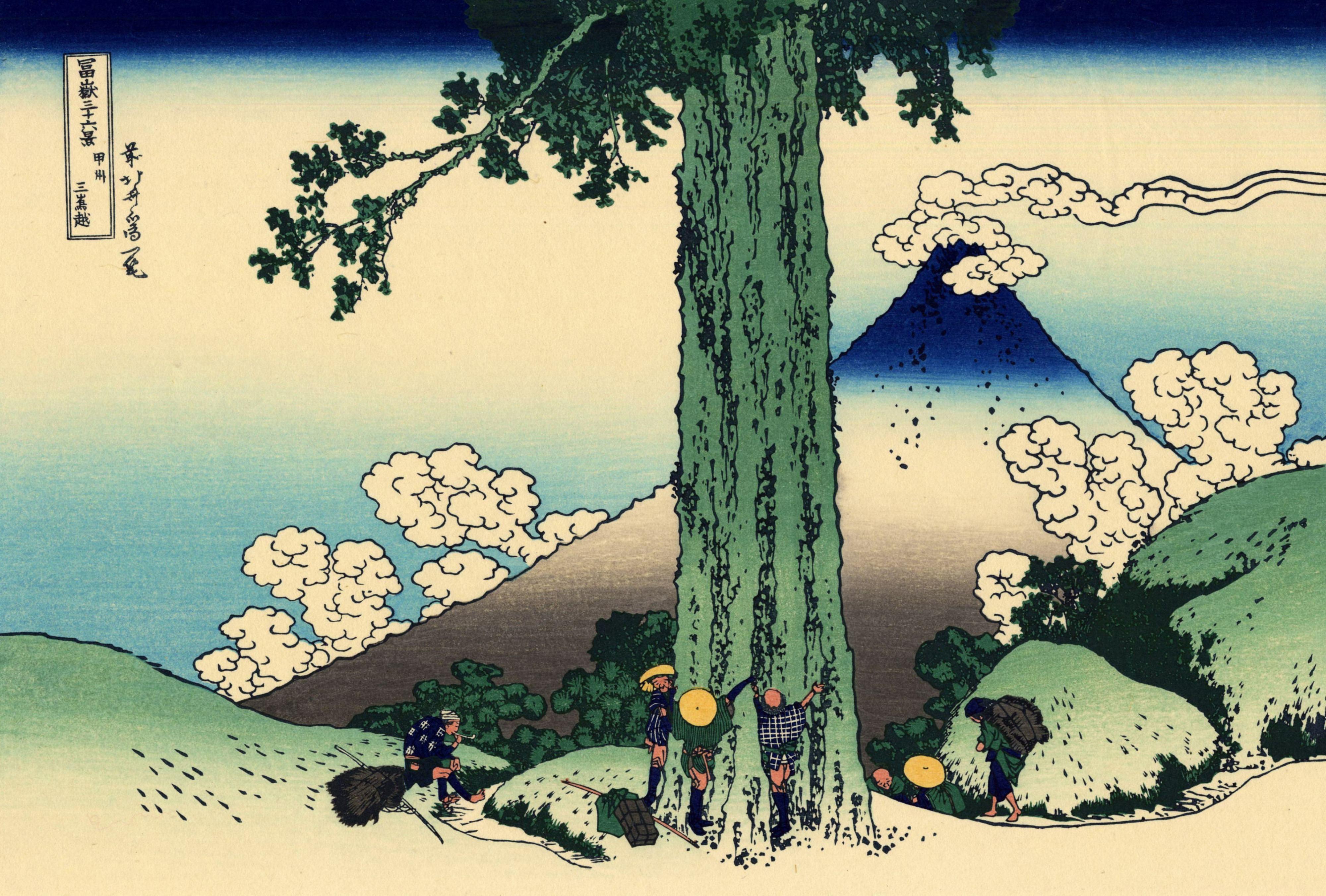 【fgox历史】葛饰北斋的"富岳三十六景"