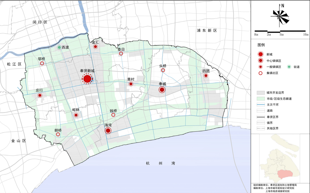 6,奉贤三大城镇圈以奉贤新城,奉城镇,海湾镇为中心,构建奉贤新城,奉城