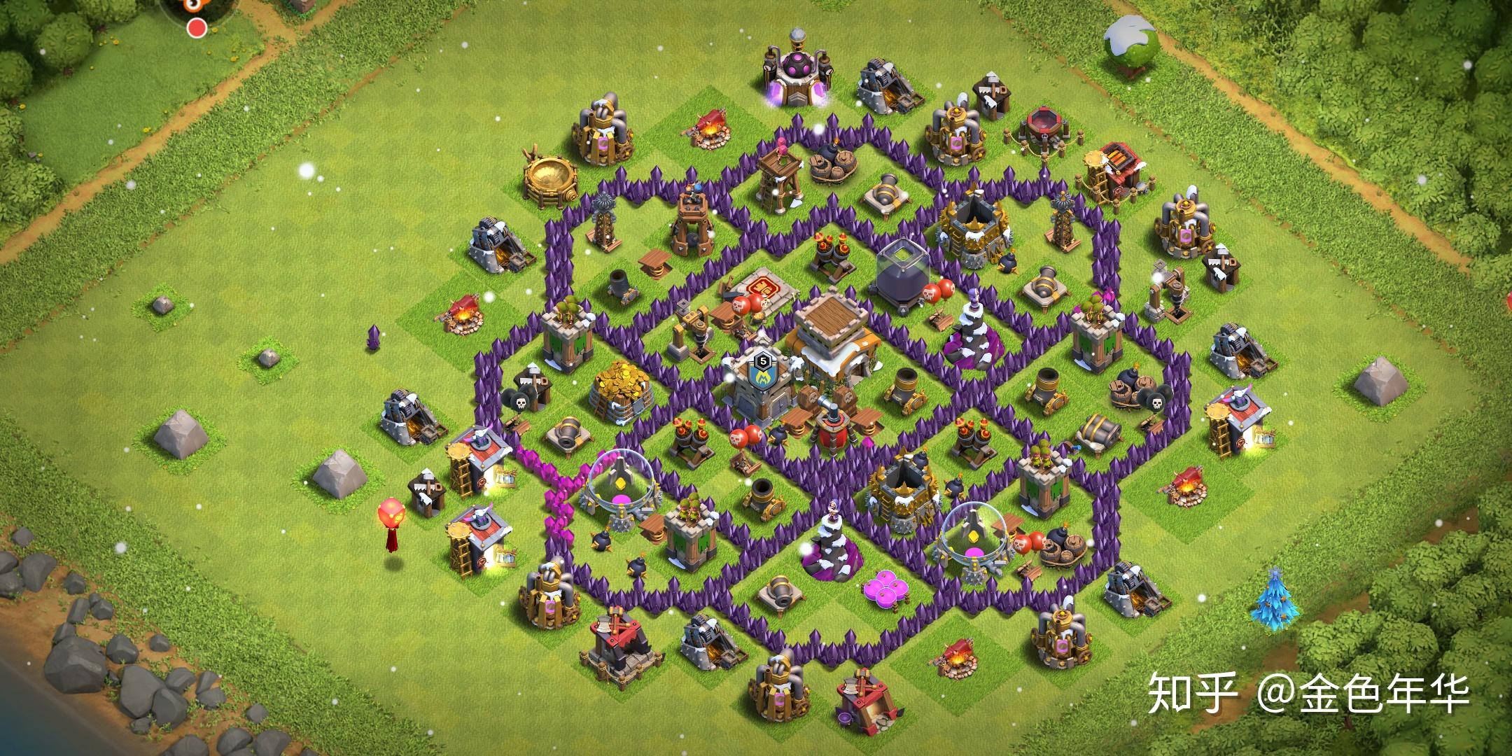 部落冲突coc,八本部落战阵型推荐一下? - 知乎