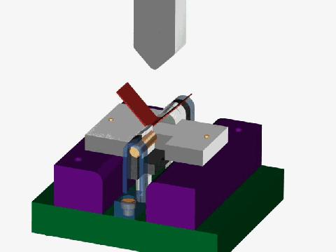 冲压模具动画模拟图这就是模具的魅力