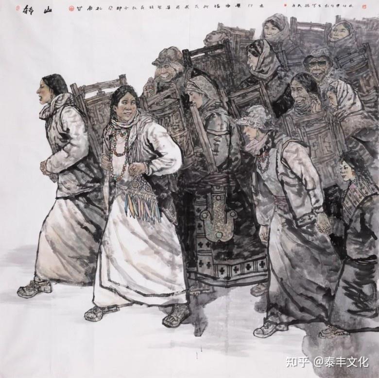 常熟画展报道丨方民水墨巧妙结合的写意性 - 知乎