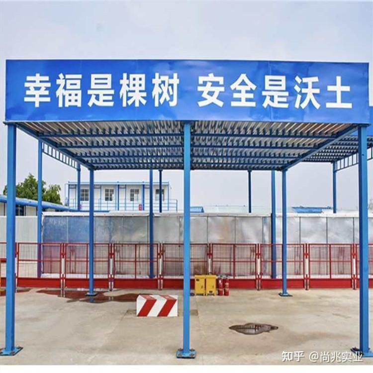 工地木工台锯防护罩成套安全通道钢筋加工棚作用
