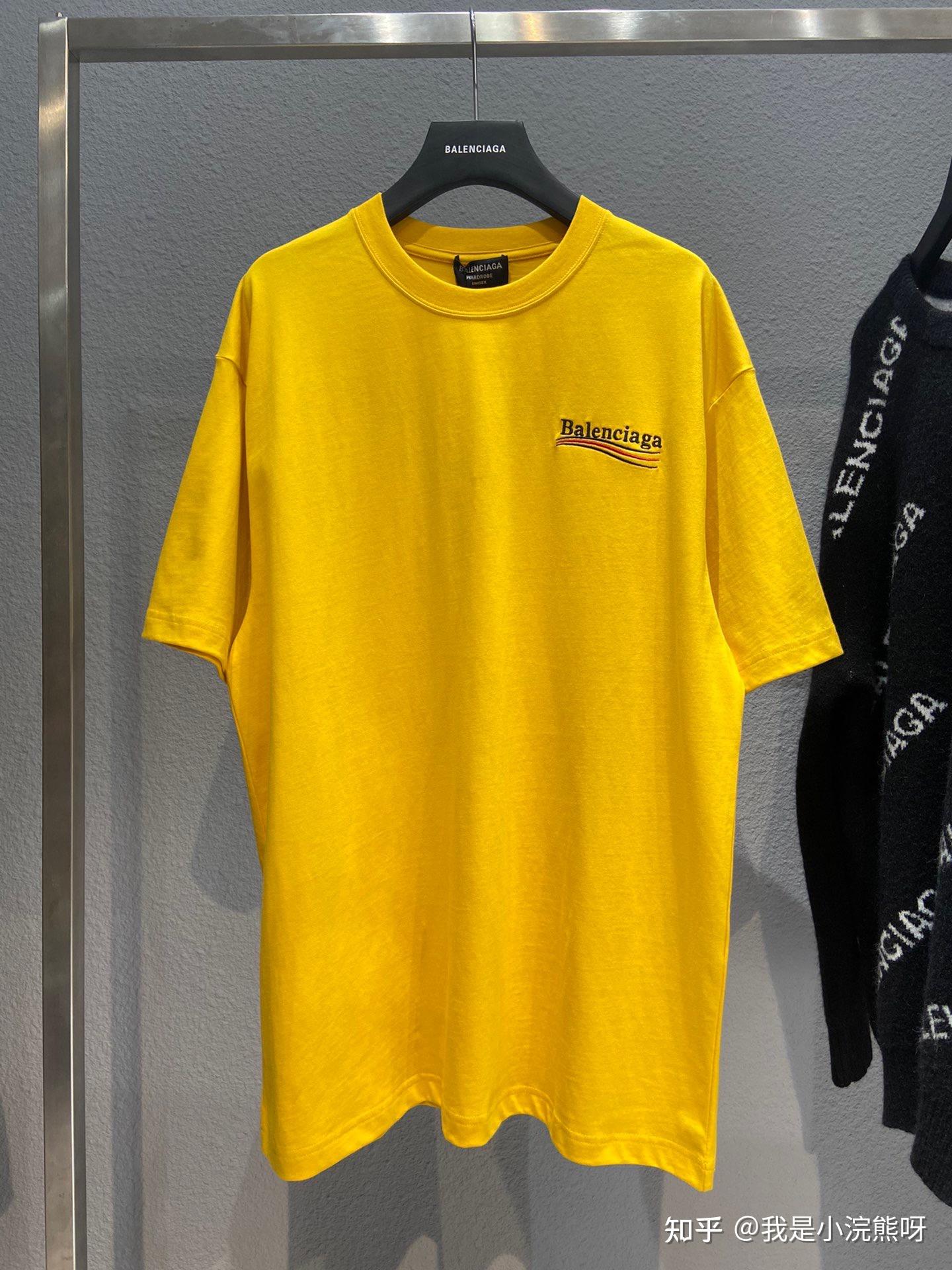 balenciaga巴黎世家可乐刺绣短袖经典款t恤tee宽松versize
