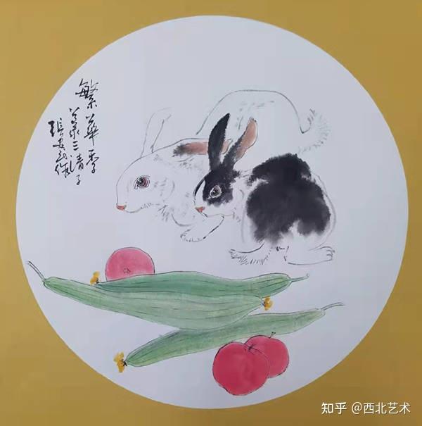 画家张安民山水花鸟人物书法作品赏析