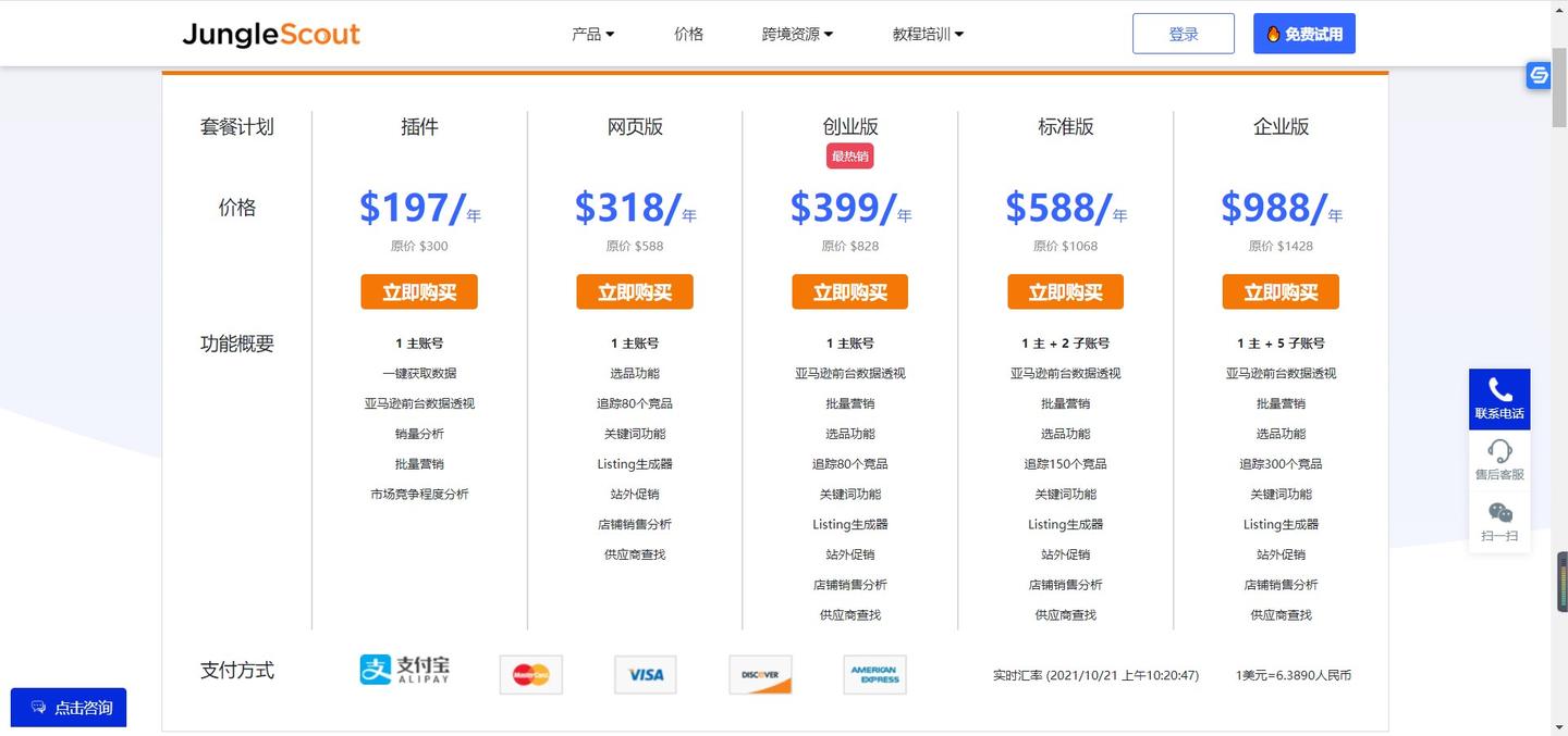 Jungle Scout价格如何？多少钱一个月？ - 知乎