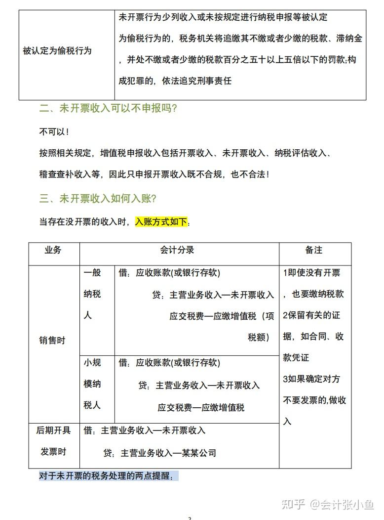 无票收入怎么申报增值税?含未开票收入的账务处理和税务申报,附无票收入和无票支出相关问题及处理建议 - 知乎