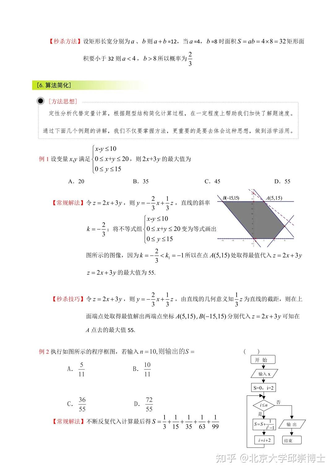 高中数学 | 选择题答题技巧,小题秒杀! - 知乎
