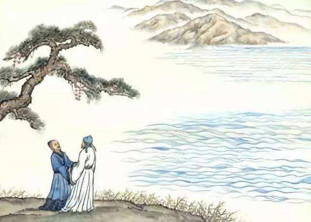 桃花潭水和岸上的歌声