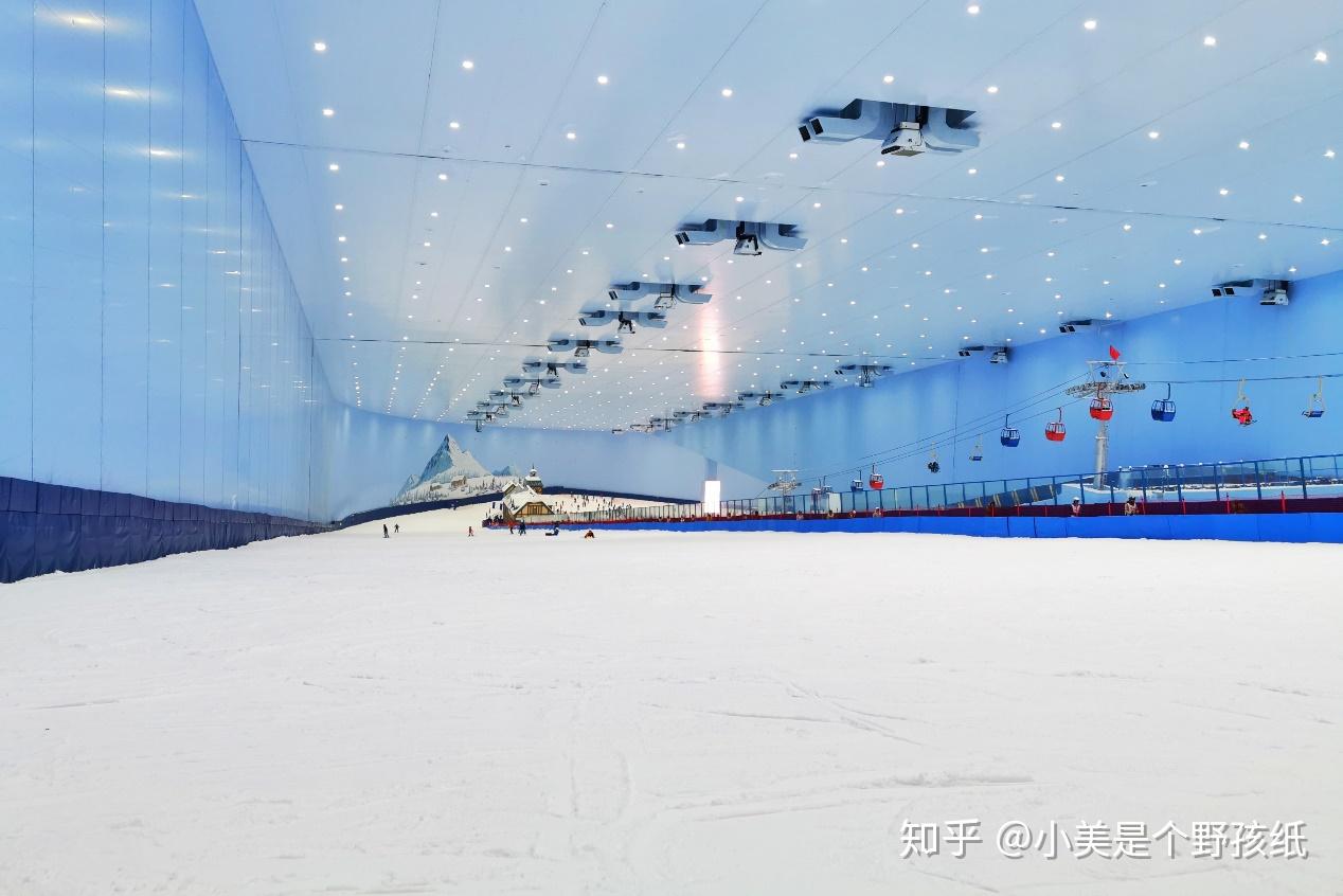 广州雪乐山室内滑雪场图片