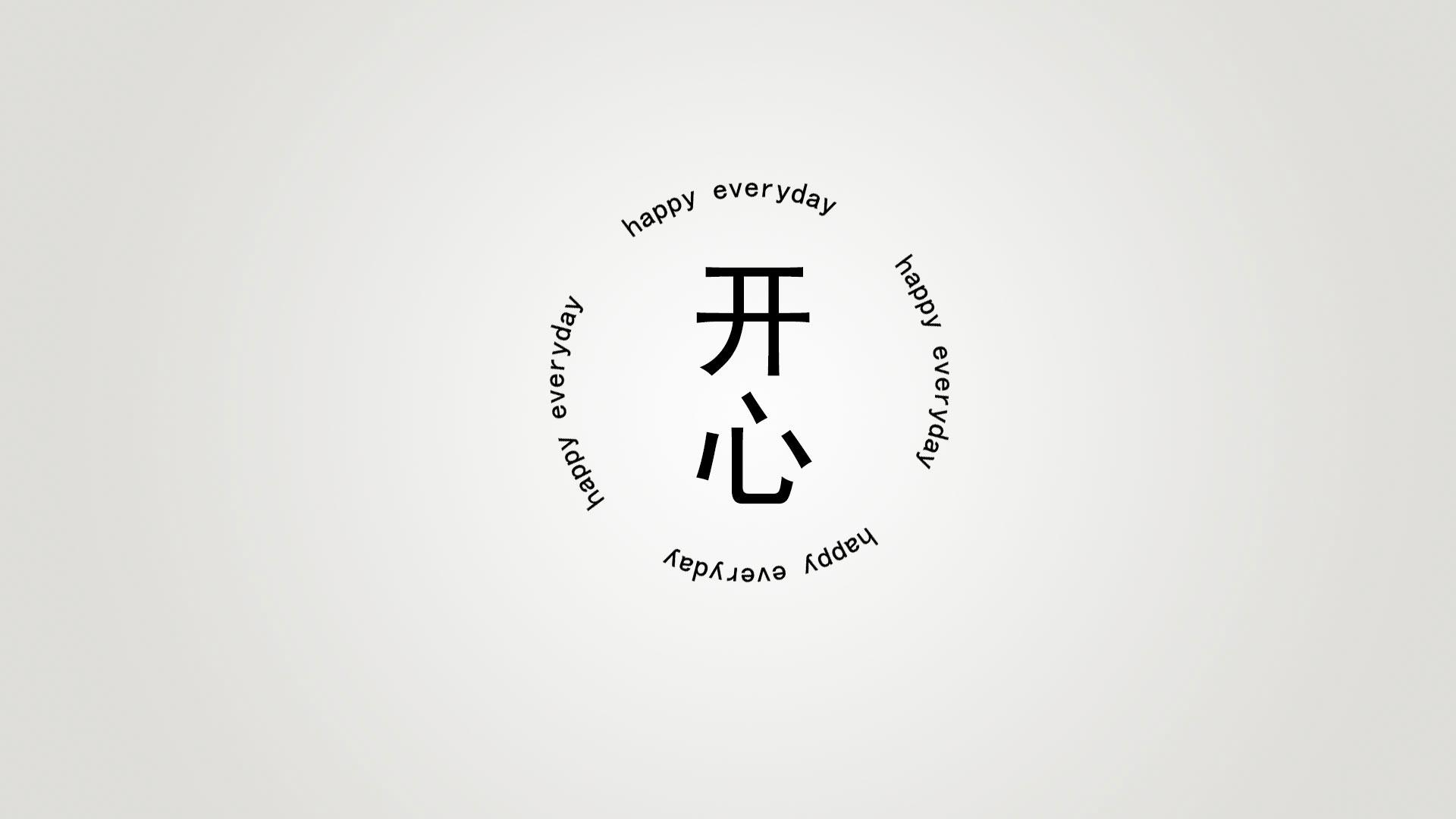 文字环绕中心旋转动态效果制作