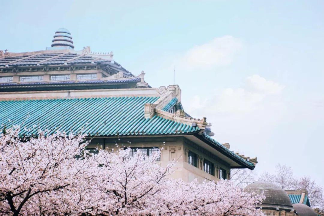 武漢大學環繞東湖水,坐擁珞珈山,校園環境優美,風景如畫,被譽為