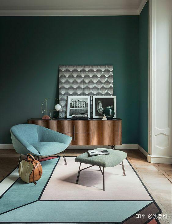 软装配色指南——静寂冷静的青碧色该如何搭配? - 知乎