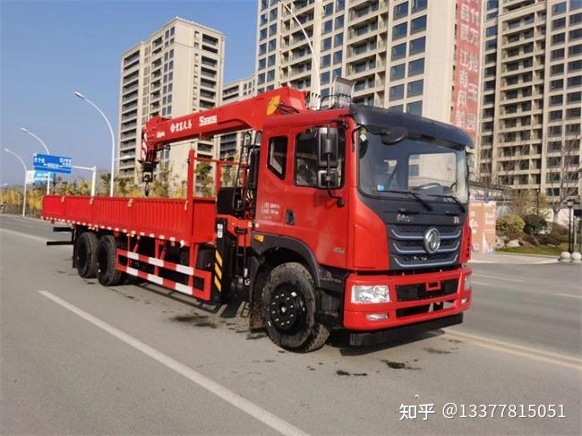 13吨随车吊参数宏昌天马13吨后双桥随车吊举升高度为19米多13吨随车吊