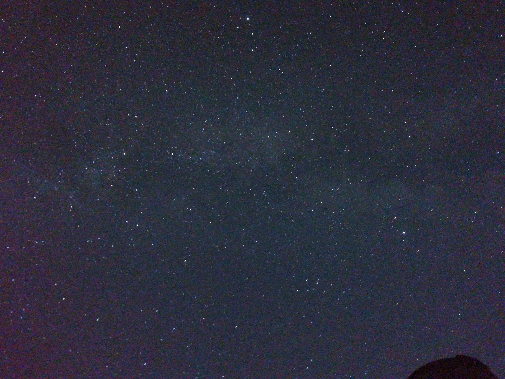 相机拍到的星河肉眼可以看到吗?