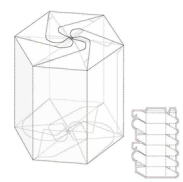 礼盒不会做这有165款纸盒刀模展示图就够了