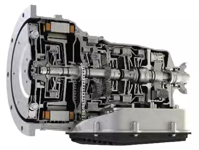iav纵置8at▲iav纵置8at传动简图其实早在2004年,zf就提交了一个