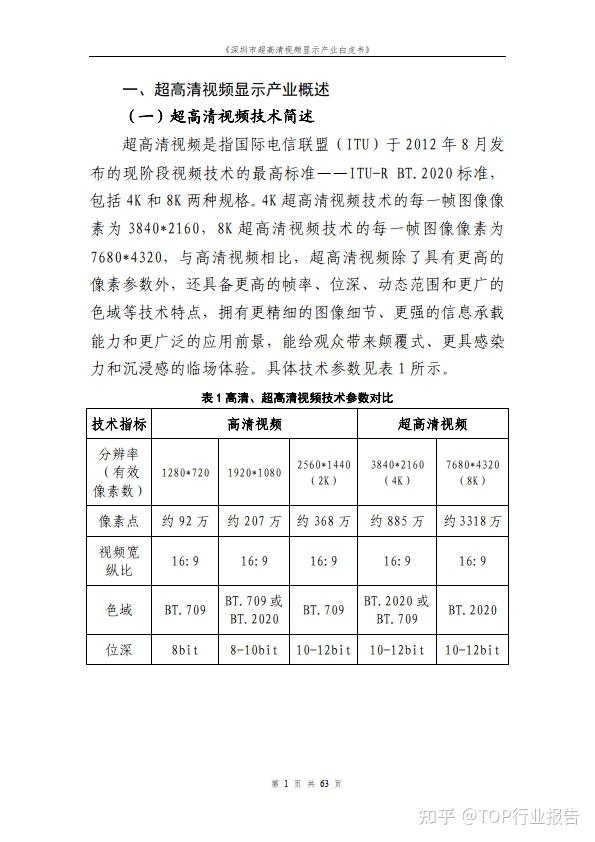 2023深圳市超高清視頻顯示產業白皮書