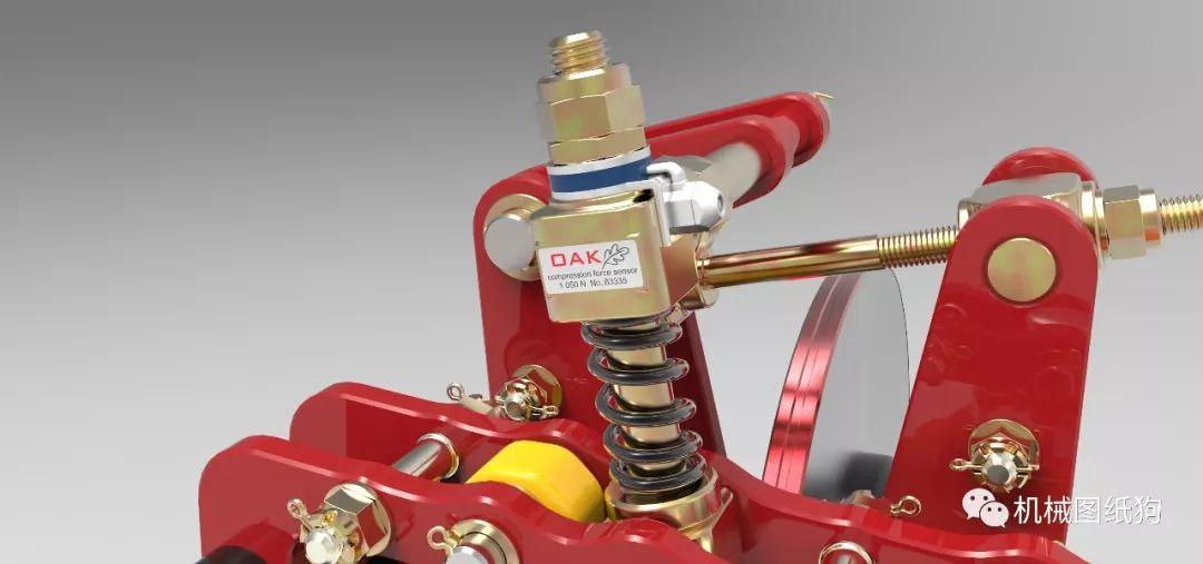 工程机械工业盘式制动器3d数模图纸step格式