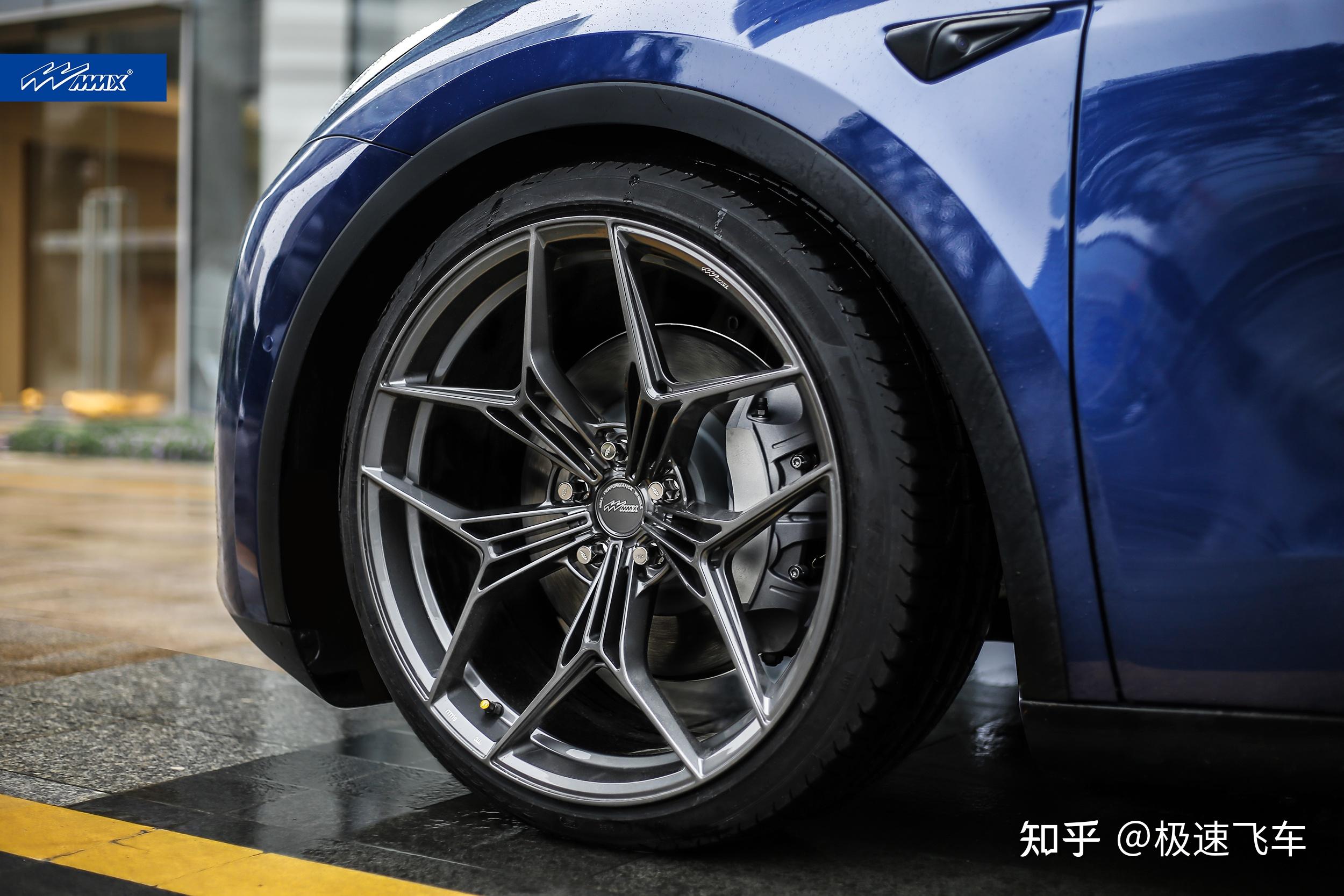 今天它来了中国首例特斯拉modely升配21英寸轮毂