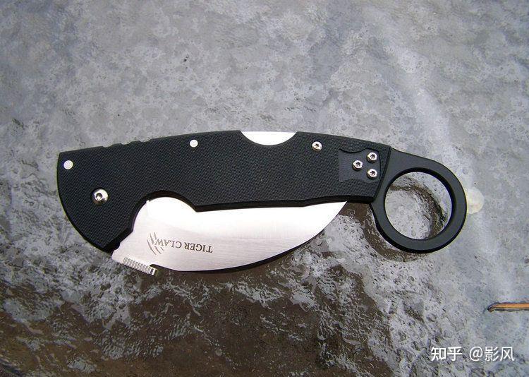 coldsteel美国冷钢22kf全刃钢虎折爪刀